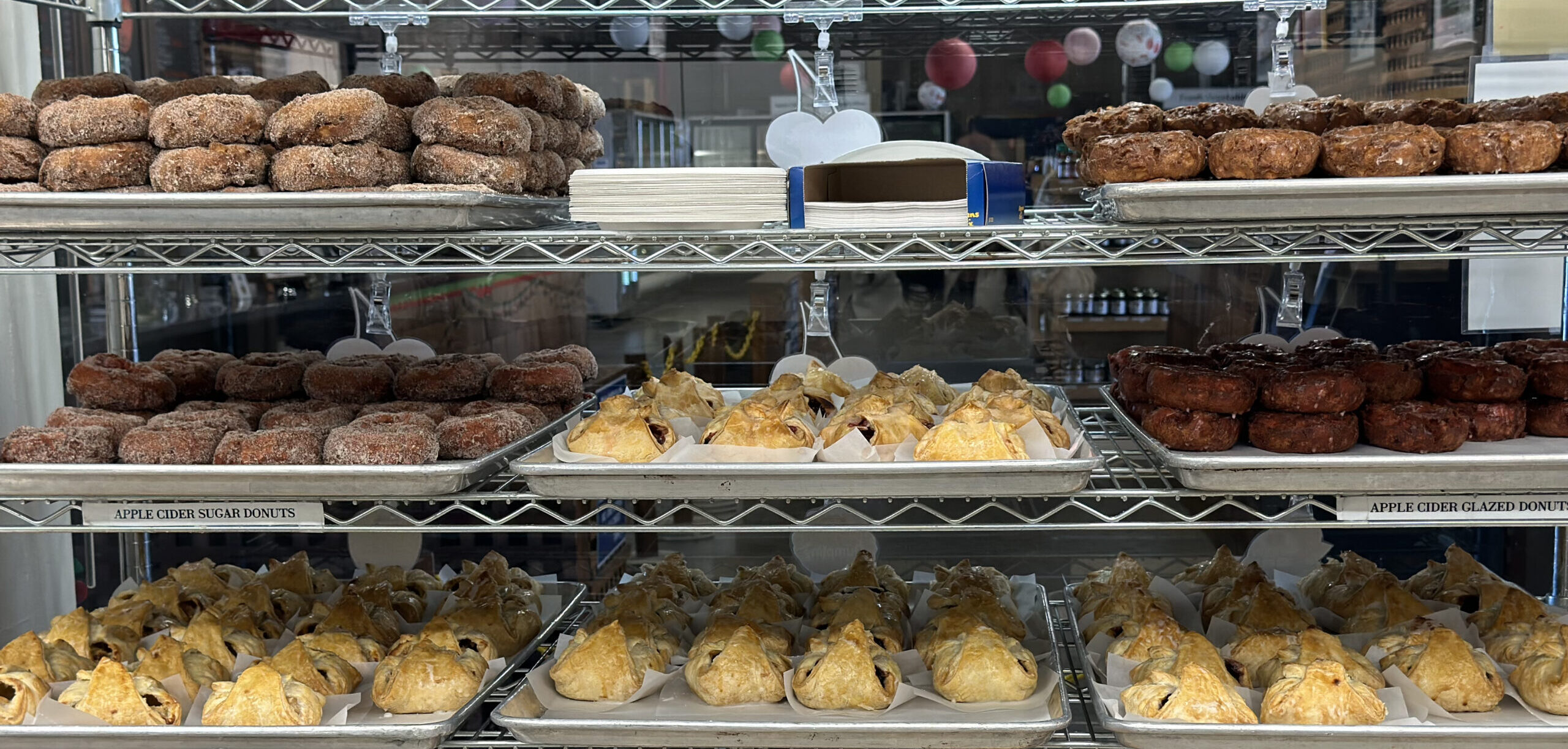Bakery shop with assorted pastries